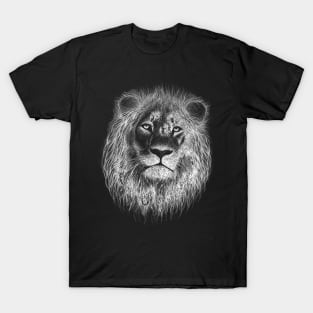 Lion Face Round T-Shirt